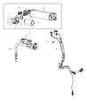 2012 Dodge Challenger Vapor Canister Diagram - 68057086AC