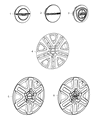 Ram C/V Wheel Cover Diagram - 4726483AA