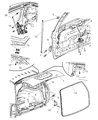 Chrysler Trunk Lid Latch Diagram - 4589066AB
