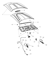 Chrysler Hood Hinge Diagram - 55113550AE