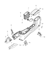 2021 Jeep Compass Armrest Diagram - 5ZK071A3AB