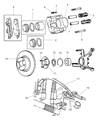 1999 Dodge Neon Wheel Hub Diagram - 4670292