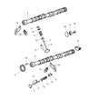 Jeep Wrangler Intake Valve Diagram - 4884691AA