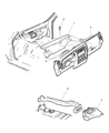 2000 Jeep Cherokee Air Duct Diagram - 55036789AB