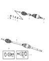Jeep Axle Shaft Diagram - RL273438AG