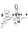 Ram Steering Column Cover Diagram - 6NH95RN8AC