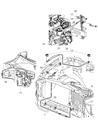 2008 Dodge Ram 4500 A/C Condenser Diagram - 55057095AA