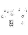 Dodge Viper Ignition Lock Assembly Diagram - 68299961AA