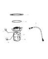 Dodge Journey Fuel Level Sensor Diagram - 68039210AA