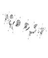 Ram ProMaster 2500 Fender Diagram - 68213478AA