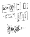 Chrysler Wheel Hub Diagram - 4721985AA
