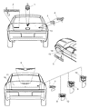 2005 Chrysler 300 Emblem Diagram - 4805988AA