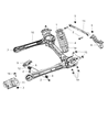 Ram Control Arm Bushing Diagram - 4721356AA