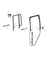 Jeep Gladiator Window Run Diagram - 68271660AE