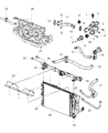 Dodge Engine Cooling Fan Diagram - 5191289AA