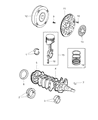 Chrysler PT Cruiser Piston Diagram - 4648828AE