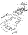 Chrysler Front Cross-Member Diagram - 4782700AB