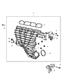 Jeep Compass MAP Sensor Diagram - 5033310AB