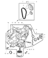 Dodge Timing Chain Diagram - 5086533AB