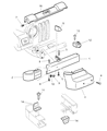 Jeep Wrangler Bumper Diagram - 55155667AF