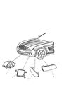 Chrysler Fog Light Diagram - 5099702AB