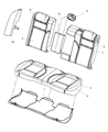 2012 Dodge Charger Armrest Diagram - 1XM39DX9AA