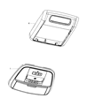 2012 Dodge Durango Dome Light Diagram - 1UC601DAAB
