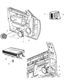 Ram Car Speakers Diagram - 56046858AB
