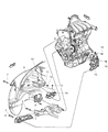 Chrysler PT Cruiser Engine Mount Diagram - 4668902AD