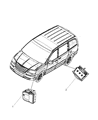 Dodge Grand Caravan ABS Control Module Diagram - 68140991AA