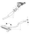 Dodge Caliber Catalytic Converter Diagram - 68066089AB