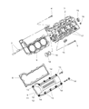 Dodge Durango Cylinder Head Diagram - 53020987AB
