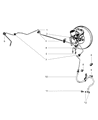 Dodge Caliber Brake Line Diagram - 5105188AE