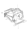 Dodge Ram 5500 Radiator Support Diagram - 55275695AK