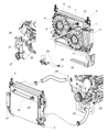 Dodge Magnum Radiator Hose Diagram - 4596861AC
