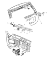 Jeep Wiper Arm Diagram - 5139836AA