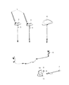 Jeep Antenna Mast Diagram - 68073982AB