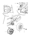 Jeep Commander Spare Wheel Diagram - 1FH09PAKAA