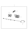 Dodge Durango Transmitter Diagram - 5026537AG