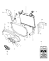 2008 Dodge Dakota Radiator Diagram - 55056506AD