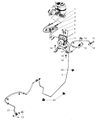Chrysler Aspen ABS Control Module Diagram - 68053292AA
