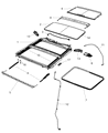 Ram Sunroof Diagram - 68049127AA