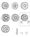 Ram 2500 Spare Wheel Diagram - 5PL24AAAAB