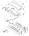 Dodge Neon Trunk Lid Latch Diagram - 4888622AB