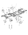 Dodge Ram 1500 Shock And Strut Mount Diagram - 55366955AA