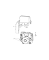 Ram ABS Control Module Diagram - 68502475AA