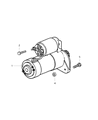 Jeep Grand Cherokee Starter Motor Diagram - 56041207AB