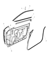 Dodge Challenger Door Seal Diagram - 4575903AB