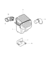 Chrysler Air Filter Diagram - 4891176AA