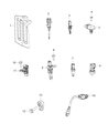 Ram Knock Sensor Diagram - 4606093AF